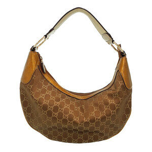 Gucci monogram hobo bag Bamboo Ring Hobo brown GG